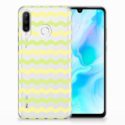 Huawei P30 Lite | TPU bumper | Waves Yellow