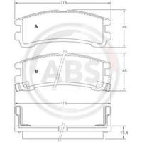 Remblokken set 36674 - thumbnail
