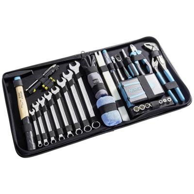 HAZET Lederen tas voor gereedschap | met assortiment 1520/64 | 1/4 inch (6,3 mm) zeskant massief, 1/4 inch (6,3 mm) vierkant hol| 64-delig | 3-19 |
