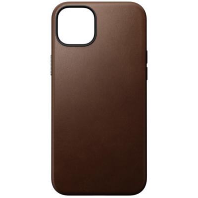 Nomad Modern lederen hoesje iPhone 15 Plus - Rustic Brown