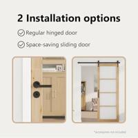 Binnendeur ORKDAL Bruin 83 x 232 cm - thumbnail