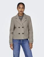 Only Onlfreja Life Short Db Jacket Otw Noos Jackets Mocha Meringue - thumbnail