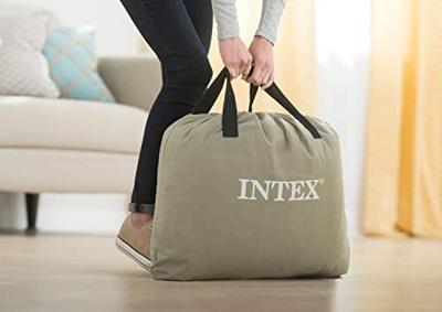 Intex 64124ND DuraBeam PillowRestRaised Luchtbed (l x b x h) 203 x 152 x 42 cm Zwart