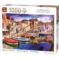 King legpuzzel Martigues 68 x 49 cm karton 1000 stukjes - thumbnail