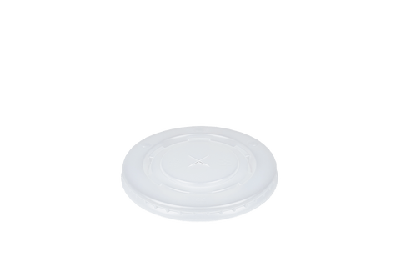 Deksel PS Milkshakebeker plat met kruis Ø90mm