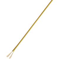 Conrad Components 606813 Draad 2 x 0.14 mm² Bruin, Geel 10 m - thumbnail