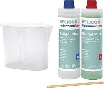 HellermannTyton 435-00752 Religel Plus 1000ml-SIG-CL/GN Tweecomponenten gel Inhoud: 1 stuk(s)