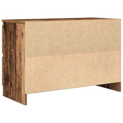 Tv-meubel 80x35x54 cm spaanplaat oud hout