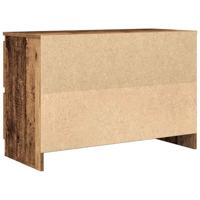 Tv-meubel 80x35x54 cm spaanplaat oud hout - thumbnail