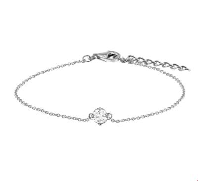 TFT Armband Zilver Zirkonia 1,2 mm 16,5 + 2,5 cm TFT Armband Zilver Zirkonia 1,2 mm 16,5 + 2,5 cm