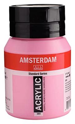Royal Talens Amsterdam Acrylverf 500 ml - Quinacridone Roze Licht 385