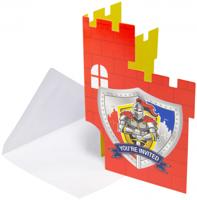 Folat BV Uitnodigingen ridders, 8st. - thumbnail