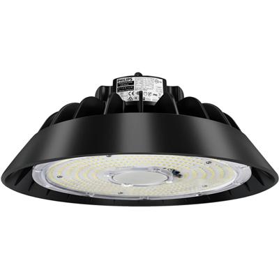 LED UFO High Bay Premium - Rinzu Prem - 100W - High Lumen 150 LM/W - Magazijnverlichting - Dimbaar - Waterdicht IP65 - Helder/Koud Wit 6000K - Aluminium - Philips Driver