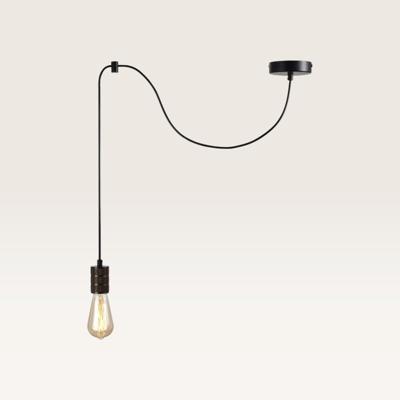Hanglamp Lorena bronzo - E27-fitting - Minimalistisch design - Licht dat lijkt te zweven - IP20 voor binnen