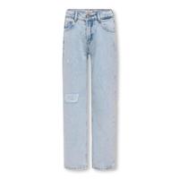 Kids ONLY zomer jeans broek meisjes - licht blauw denim - Kogdad - thumbnail