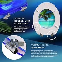 Toiletzitting Strand met soft close mechanisme - thumbnail