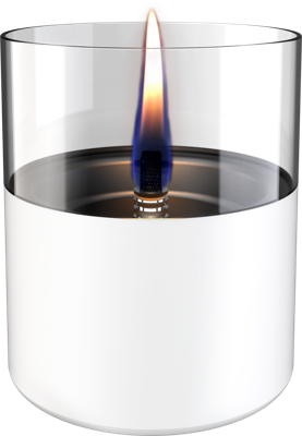 Lilly Glass 10 cm - wit