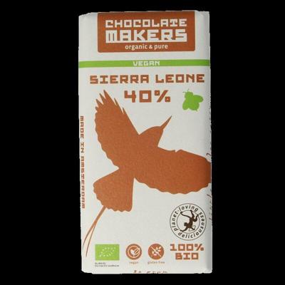 Chocolatemakers Little bee eather 40% vegan bio 80 Gram