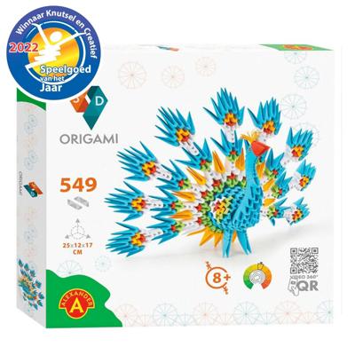 Selecta Origami 3d - pauw, 549dlg.