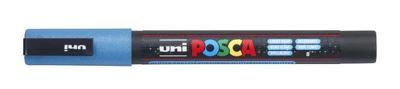 Uni POSCA paintmarker PC-3ML, 1,5 mm, glitter, lichtblauw Uni POSCA paintmarker PC-3ML, 1,5 mm, glitter, lichtblauw
