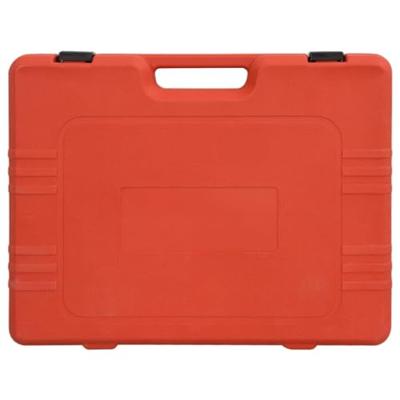 VidaXL Druktester voor koelsysteem 52x40,5x9,5 cm rood