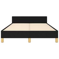 Bedframe zonder matras 120x190 cm stof zwart - thumbnail