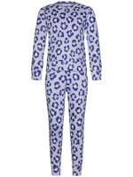 Warme meisjes pyjama panterprint - thumbnail