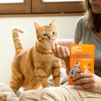 Edgard & Cooper Crunchies Kip kattensnacks 50 gram - thumbnail