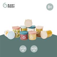 Isy kommen 6 x 250ml + 3 x 120 ml BABYMOOV blauw - thumbnail