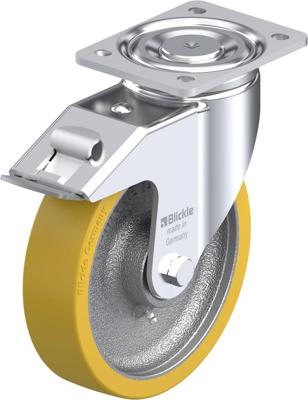 Blickle LH-GTH 200K-FI Zwenkwiel met rem Wieldiameter: 200 mm Draagvermogen (max.): 900 kg 1 stuk(s)