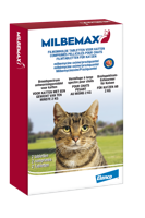 Milbemax ontwormingstabletten kat 2+ kg 2 tabletten - thumbnail