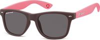 Montana zonnebril dames wayfarer bruin/roze MP40B - thumbnail