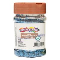 Colorations - biologisch afbreekbare glitter blauw - 50g - thumbnail