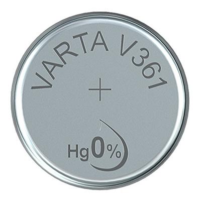 VARTA 14501361 - knoopcelbatterij V361 met 1,5 volt, capaciteit 18 mAh, chemisch systeem zilveroxide, voor elektronische dagelijkse apparaten om een optimale energievoorziening te garanderen