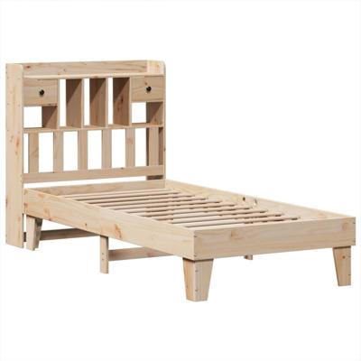 Bedframe zonder matras massief grenenhout 90x200 cm