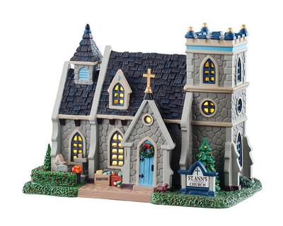 St. Ann's Church 17x25x21 cm Kerstdorp LEMAX - Lemax