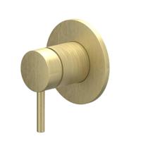 Afbouwdeel IVY Bond Inbouw douchemengkraan Met Ronde Rozet Geborsteld Mat Goud PVD IVY - thumbnail