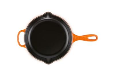 Le Creuset Skillet Signature - Oranjerood - ø 23 cm - geëmailleerde anti-aanbaklaag - thumbnail