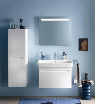 Badmeubel Kast Duravit No.1 Halfhoge Kast Met 1 deur Delen 40x132x36 cm Links Wit Duravit