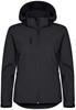 Clique 0200917 Classic Softshell Hoody Lady - Zwart - 3XL