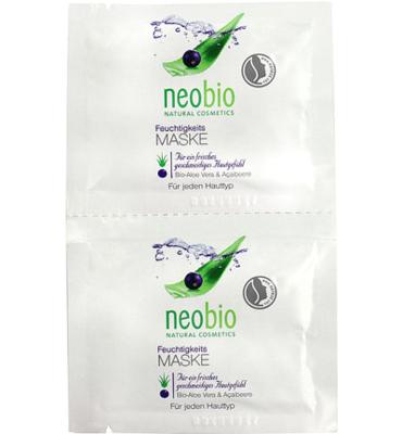 Neobio Vochtigheidsmasker 7,5ml 2 Stuks