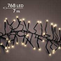 Lumineo LED Cluster 768 LEDs 700 cm Zwart Soft Gold Licht - thumbnail