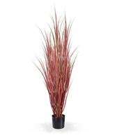 Kunst Rietgras plant deluxe 130cm - Burgundy - thumbnail