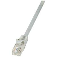 LogiLink CP2092U RJ45 Netwerkkabel, patchkabel CAT 6 U/UTP 10.00 m Grijs Snagless 1 stuk(s) - thumbnail
