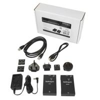 StarTech.com USB 2.0 Extender via Cat5e/Cat6 kabel (RJ45) - Tot 165ft (50m) - High Speed USB Port Extender Adapter Kit - Aangedreven - USB over Ethernet-kabelextender - 480 Mbps - Metaal (USB2001EXTV) - thumbnail