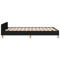 Bedframe zonder matras 120x200 cm stof zwart - thumbnail