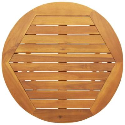 Bistroset 3 pcs Bruin Massief acaciahout