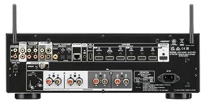 Denon Ontvanger DRA-900H - 2-kanaals stereo netwerkontvanger - 100W/ch. Hi-Fi versterking, ingebouwde HEOS, HDCP 2.3-verwerking met ARC/eARC-ondersteuning, Dolby Vision, HLG, Dynamic HDR