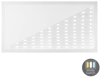 Enzo Led backlit paneel wit 120x60cm 50w 5000lm tri-white - 5016100