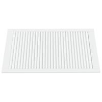 Louvredeuren 2 st 99,3x59,4 cm massief grenenhout wit - thumbnail